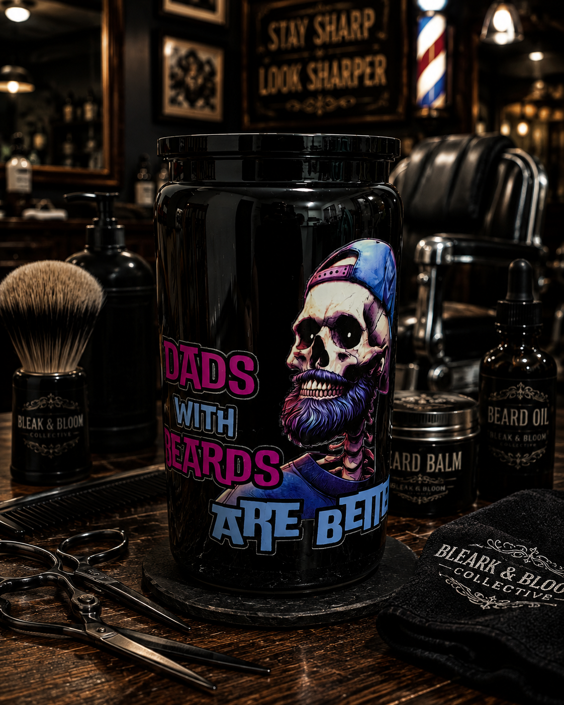 Dads With Beards Are Better | 16oz Plastic Tumbler π§π₯€