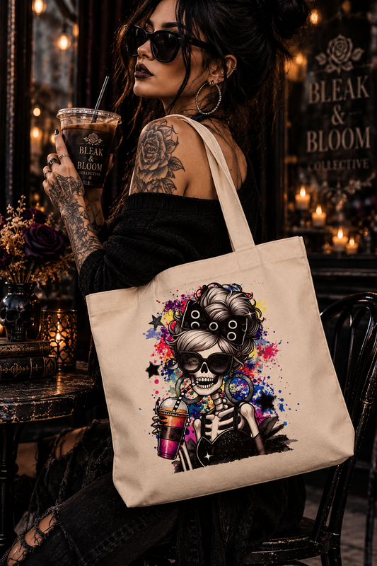 Dead Inside But Still Fab | Canvas Tote Bag