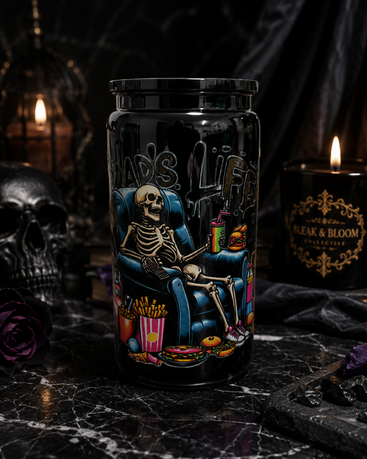 Dad's Life | 16oz Plastic Tumbler 🖤🥤