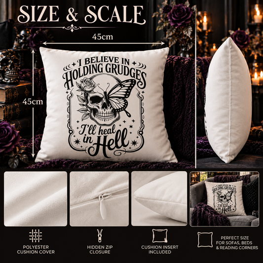 I’ll Heal in Hell Cushion