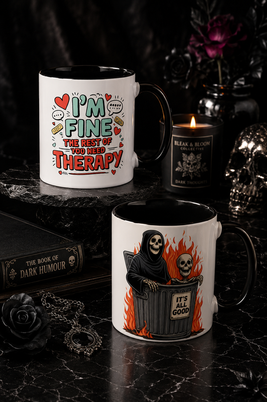 I'm Fine... The Rest Of You Need Therapy Ceramic Mug