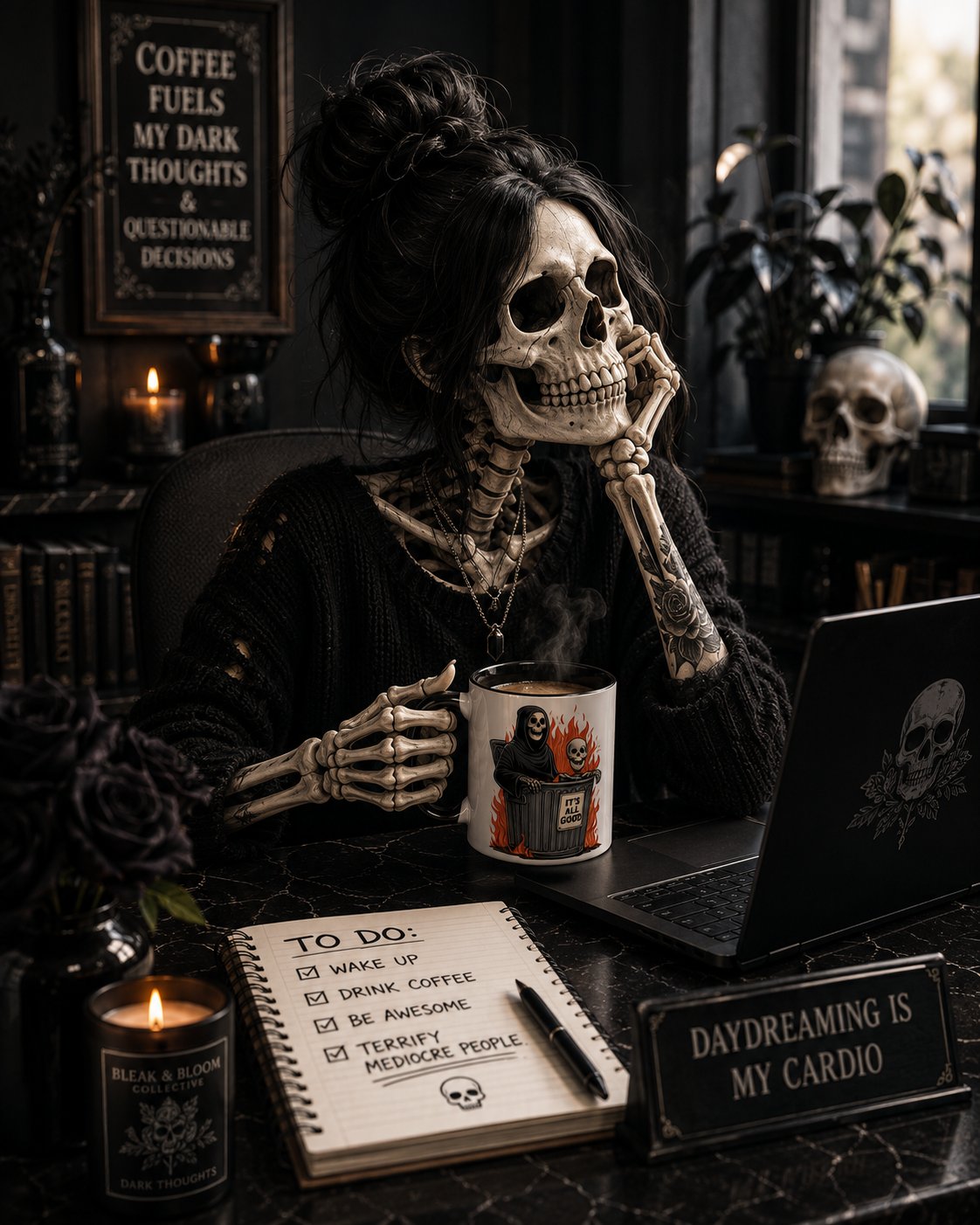 I'm Fine... The Rest Of You Need Therapy ☠️🔥‼️🖤