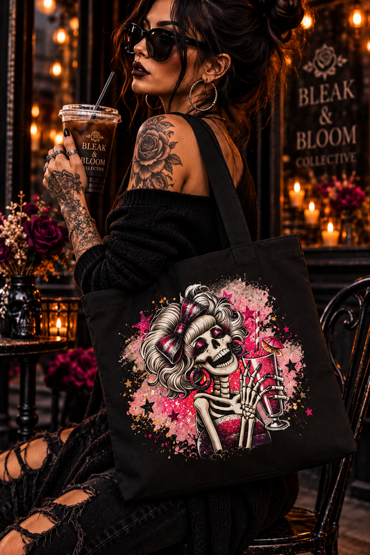 Pretty in Pink | Gothic Canvas Tote Bag