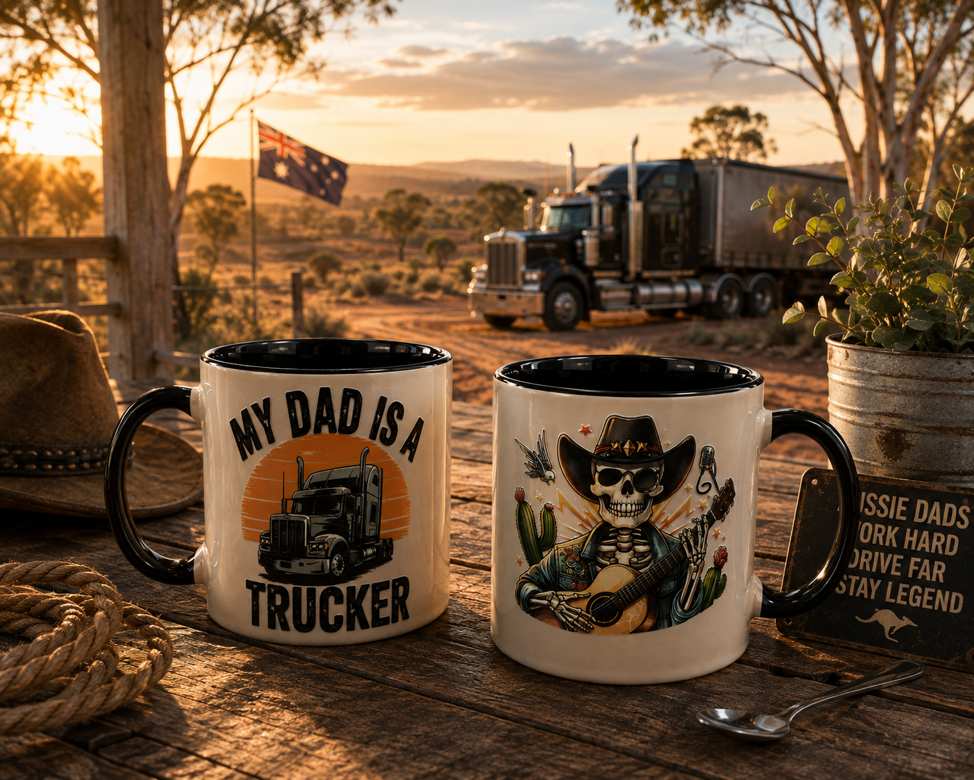 My Dad Is A Trucker | 11oz Ceramic Mug 🚛🤠