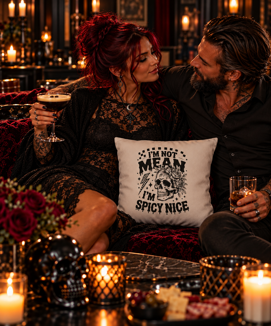 I’m Not Mean, I’m Spicy Nice Cushion