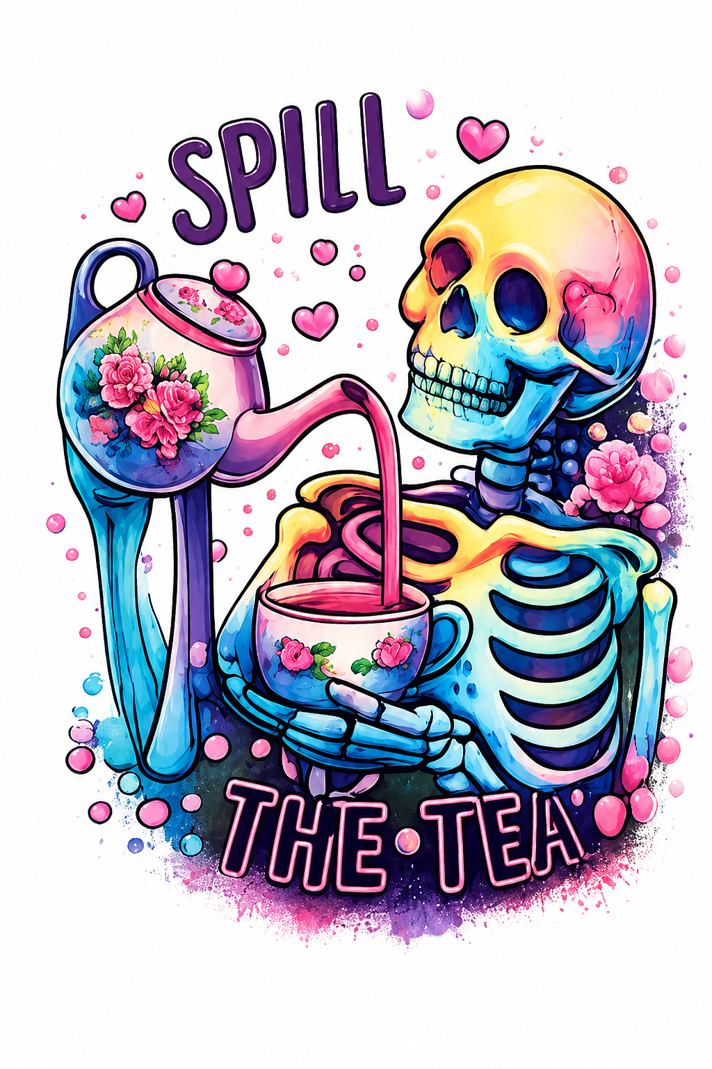 Spill the Tea — Glass Tumbler